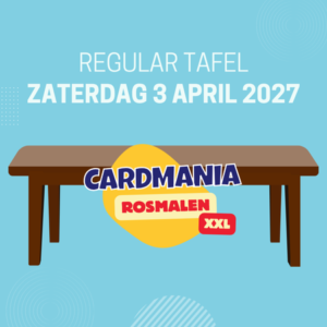 Tafel Zaterdag 3 April 2027